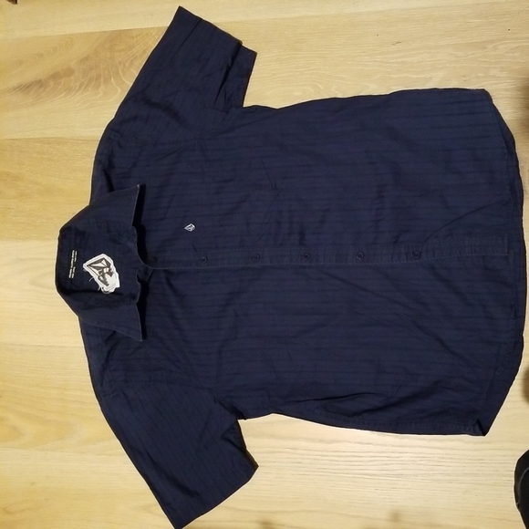 Volcom Large Blue Short Sleeve Shirt - Picture 7 of 7